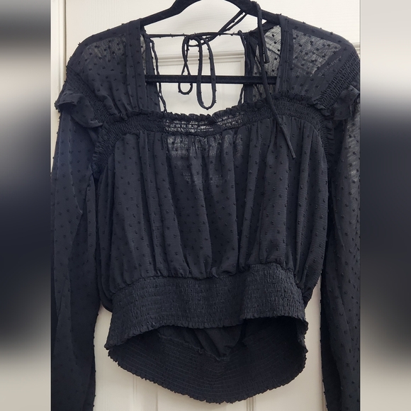 Black cropped top size M - Picture 4 of 6